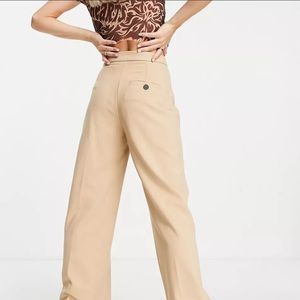 Bershka Petite Wide Leg Pants